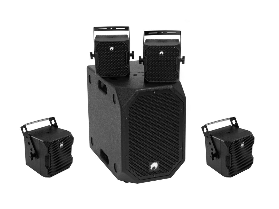 OMNITRONIC Ensemble BOB-10A bk + 4x BOB-4 bk