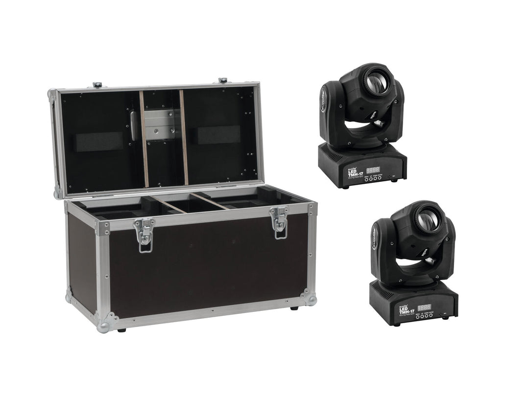 EUROLITE Kit 2x LED TMH-17 Spot + mallette