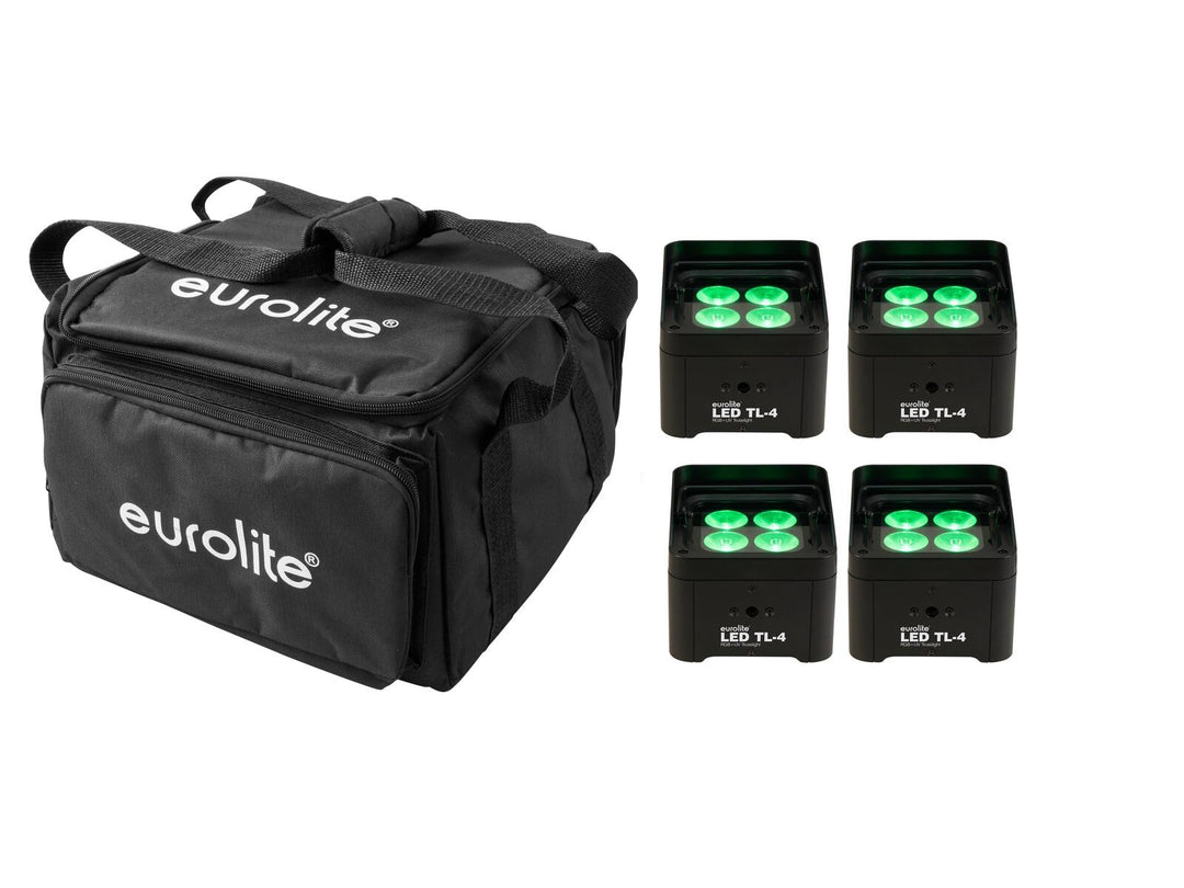EUROLITE Set 4x LED TL-4 Trusslight + sac souple