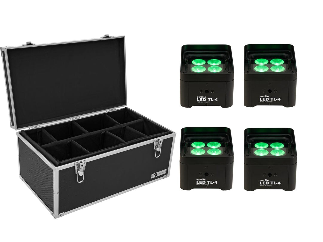 Kit EUROLITE 4x LED TL-4 Trusslight + étui