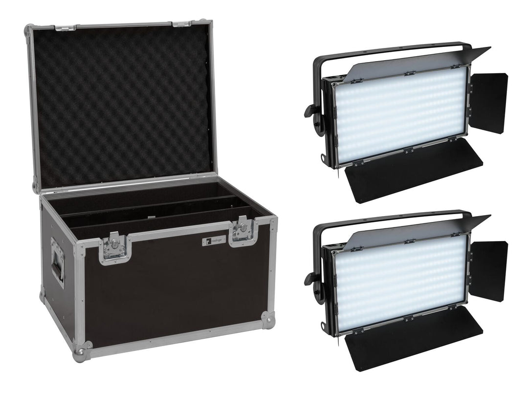 EUROLITE Set 2x LED PLL-480 QCL Panel + Étui