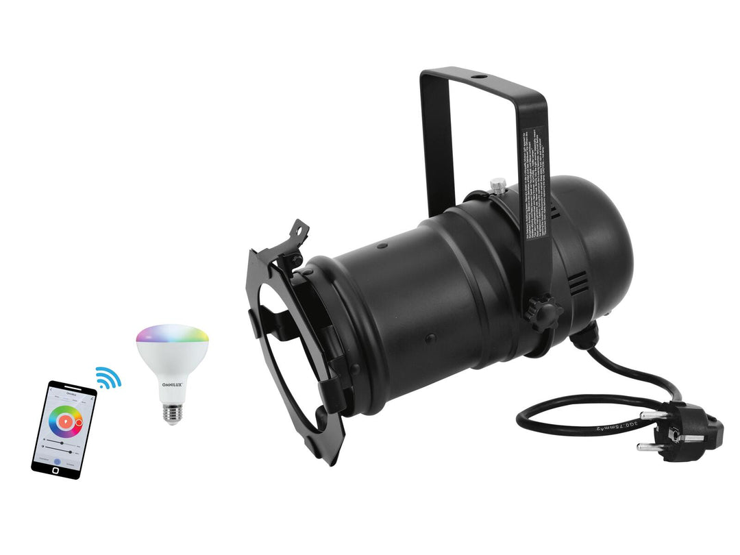 EUROLITE Ensemble PAR-30 Spot bk + LED PAR-30 RGB/WW/CW WiFi