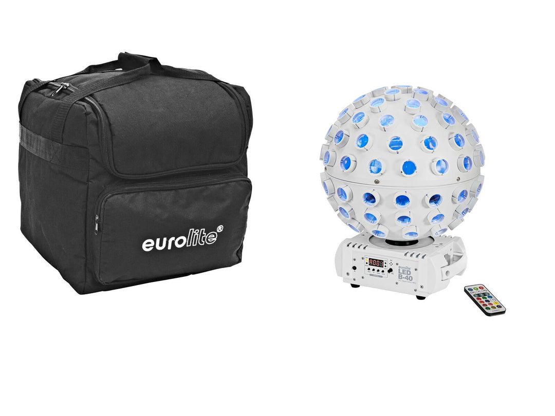 EUROLITE Set LED B-40 HCL MK2 blanc + Soft Sac
