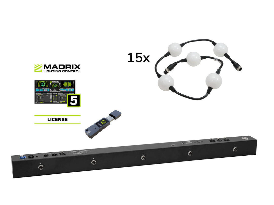 EUROLITE Set Pixel Ball 360° avec Madrix Start