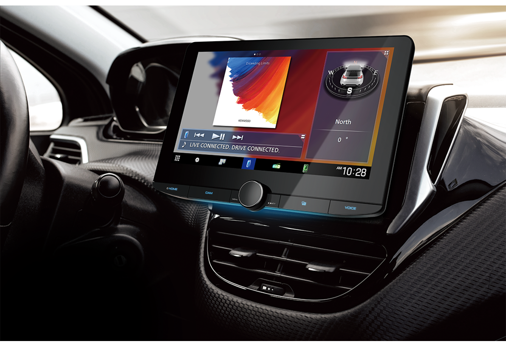 Kenwood DMX9720XDS Lecteur multimédia avec Apple CarPlay sans fil (10.1")