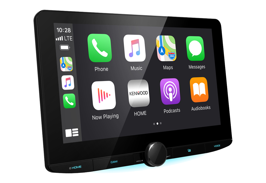 Kenwood DMX9720XDS Lecteur multimédia avec Apple CarPlay sans fil (10.1")