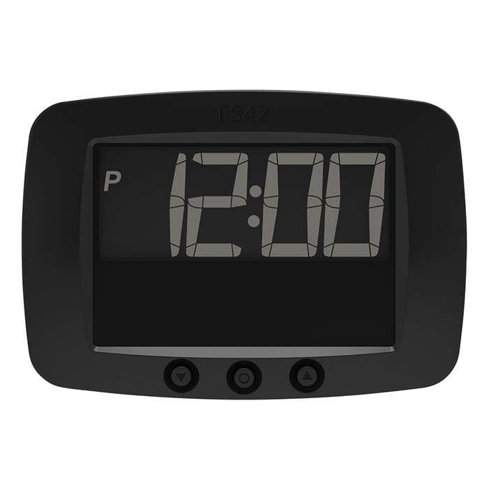 FS42 Park Deluxe horloge de stationnement numérique, Noir