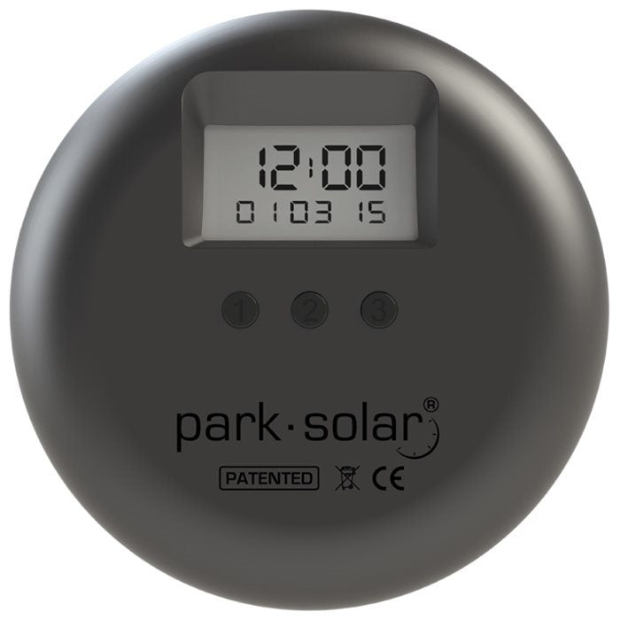 Park Solar Parking Meter, Black