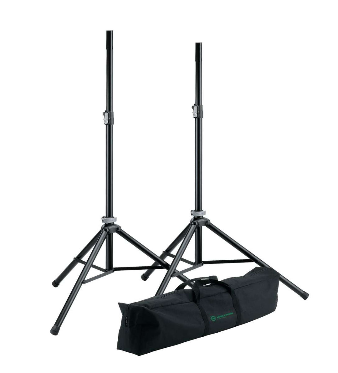 K&M - Supports de Haut-parleurs avec Sac Bundle (40kg, 1,9m)