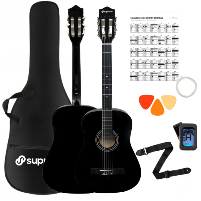 Suprimo CGS1 BK Guitares classique 4/4 – Noir