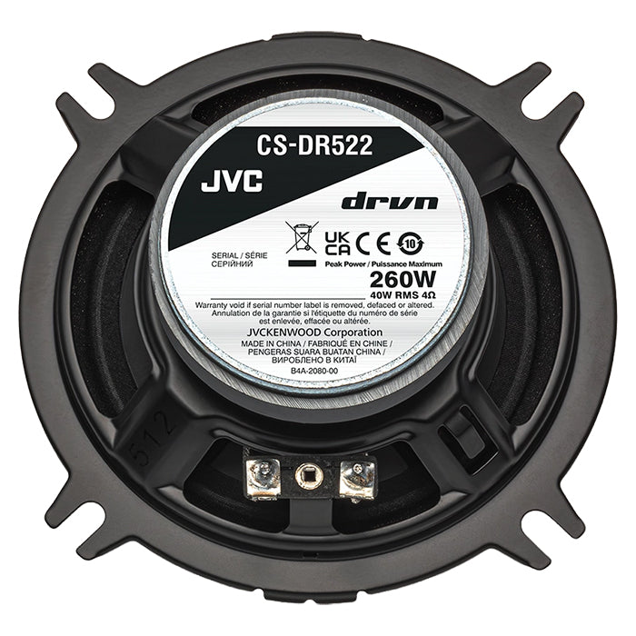 Kit d’enceintes JVC CS-DR522 13 cm 2 voies 260 W peak