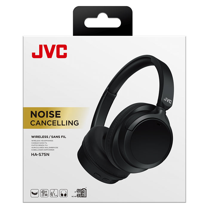 JVC HA-S75 casque circum-auriculaire à réduction de bruit noir