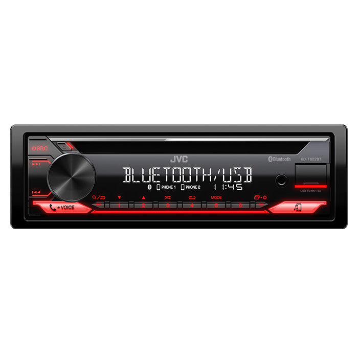 JVC KD-T822BT tuner CD/RDS avec Bluetooth