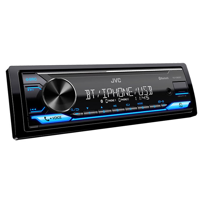 JVC KD-X382BT autoradio avec tuner RDS et Bluetooth 100mm