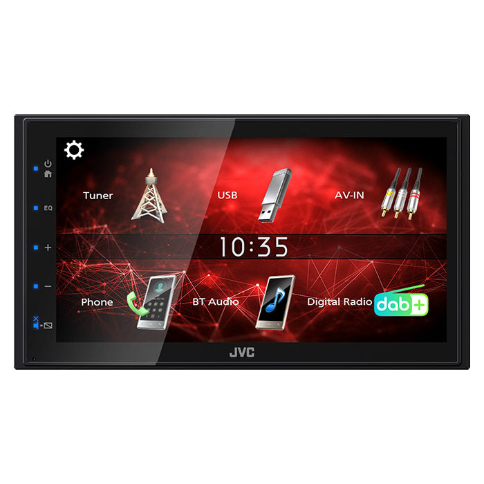 Autoradio 2-DIN JVC KW-M27DBT avec DAB+