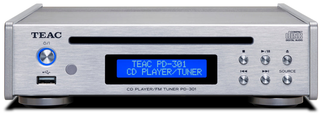 TEAC PD-301DAB-X/S, Lecteur DAB+/FM et CD (Argent)