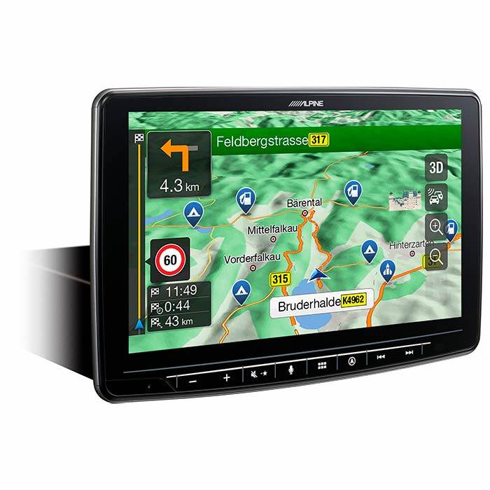 Alpine HALO9 INE-F904D Apple Carplay, Navigation, Android et Bluetooth