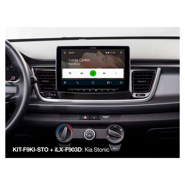 Kit de montage Alpine 9" Kia stonic 2017->