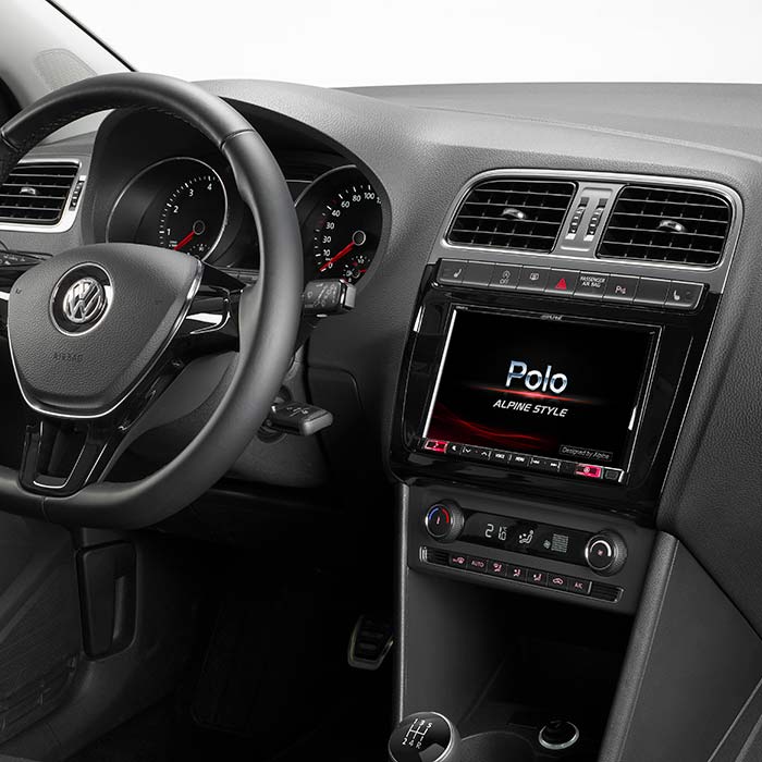 Kit 2-DIN 8" pour VW Polo 5/GTI 2014->