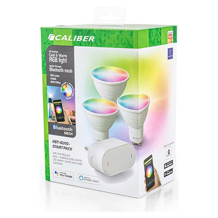 Pack de démarrage Caliber GU10 Smart Home d’ampoules LED
