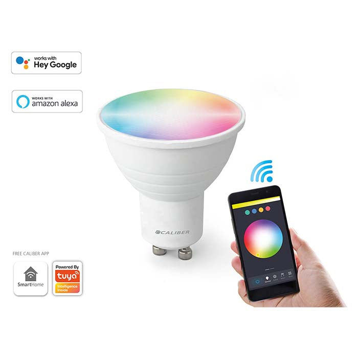 Caliber GU10 Smart Home ampoules LED blanches/multicolores