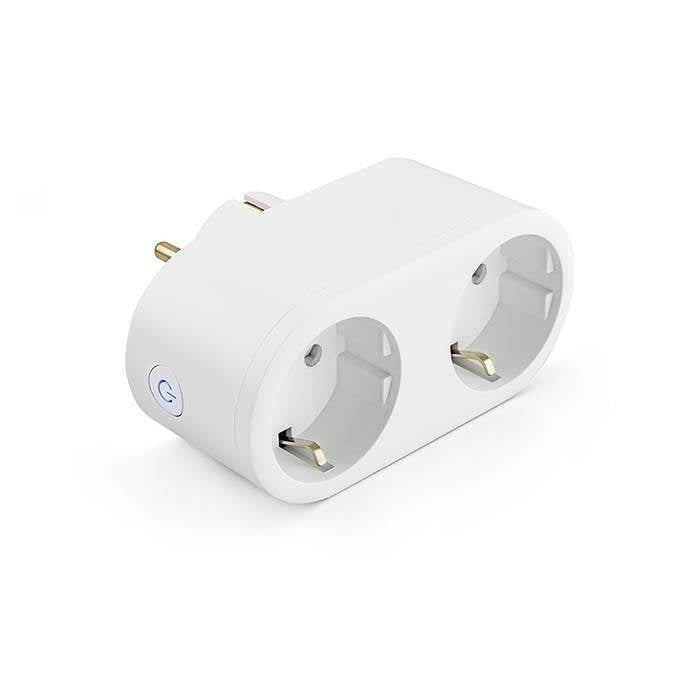 Prise Wi-Fi Smart Home Caliber à 2 sorties