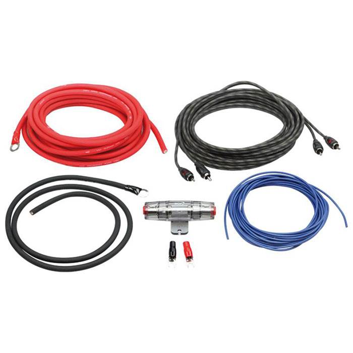 Car Amplifier 2-channel Cable Set (10mm2)