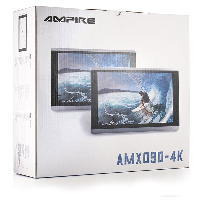 Ensemble Ampire avec deux écrans 9" et boîtier multimédia Android