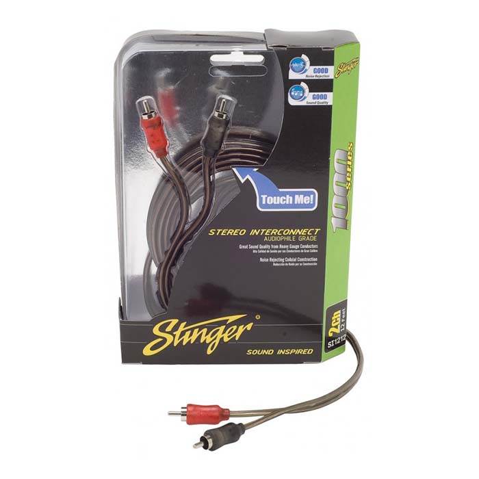 Stinger Câble RCA Phono 2 x RCA Mâle à 2 x RCA Mâle (0,9m)