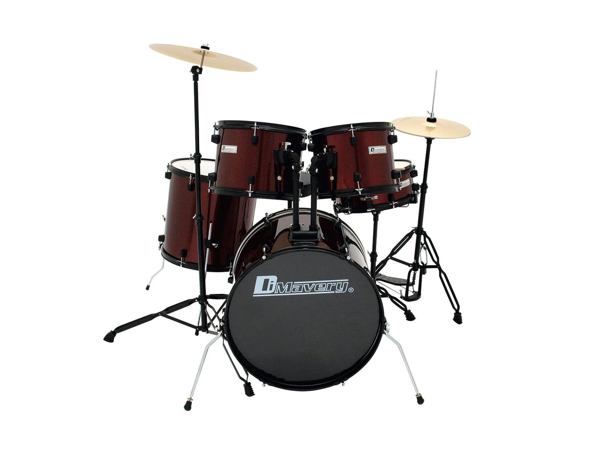 DiMavery DS-200 Kit de Batterie, Rouge
