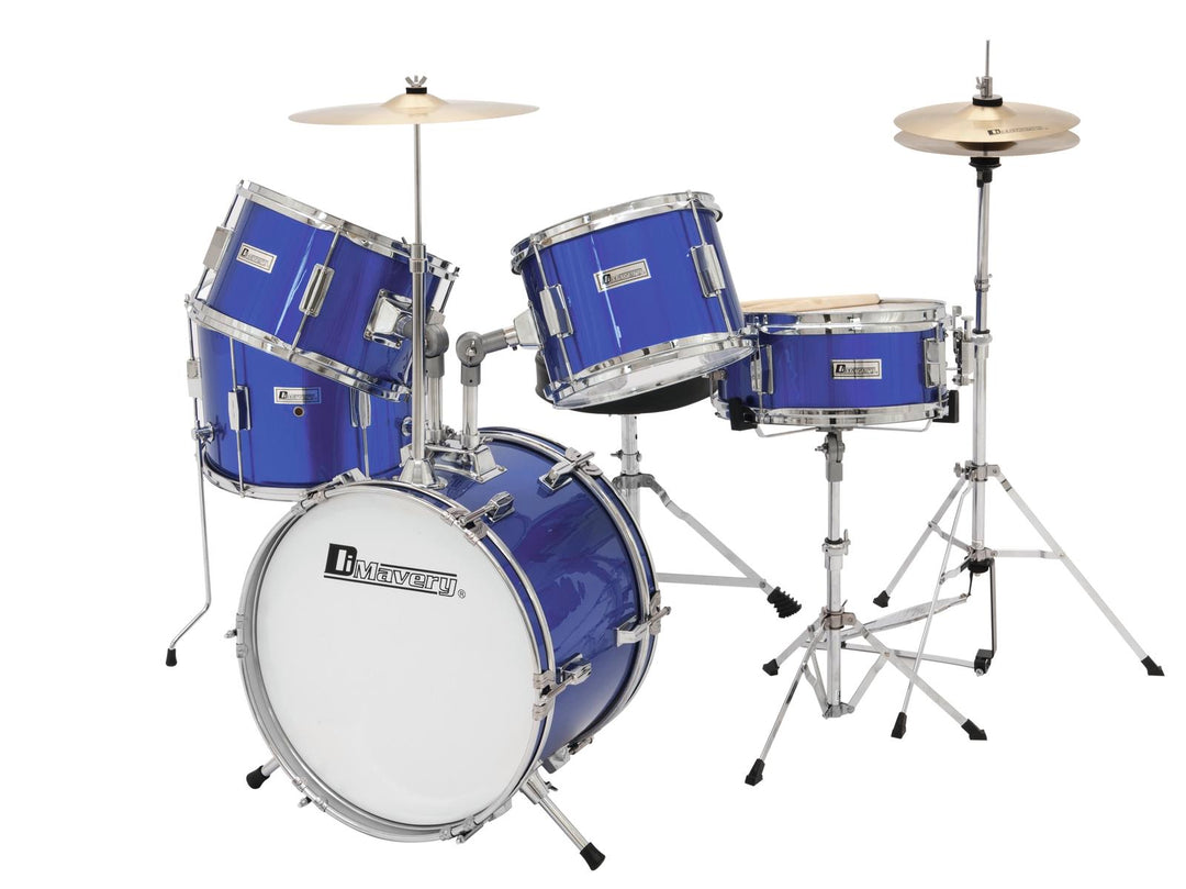DiMavery JDS-305 Ensemble de batterie pour enfants (Bleu)