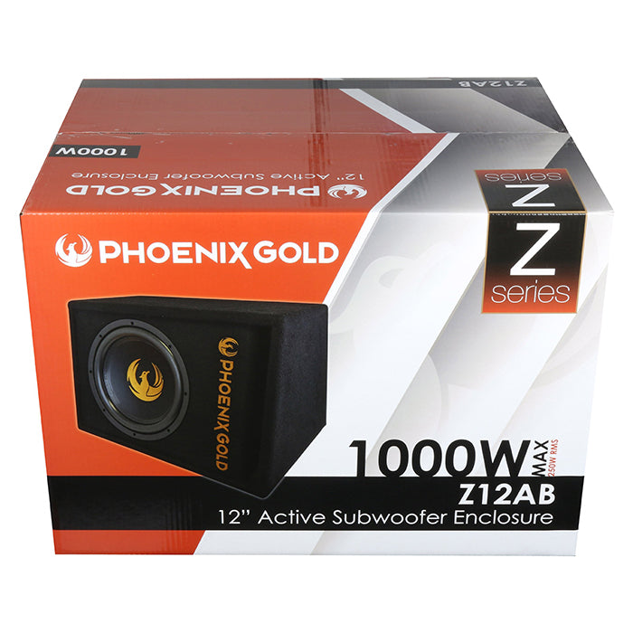 Phoenix Gold caisson de basses actif 12" avec câbles et télécommande