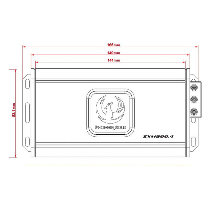 Phoenix Gold monobloc CLASS-D « mini » 1x500W