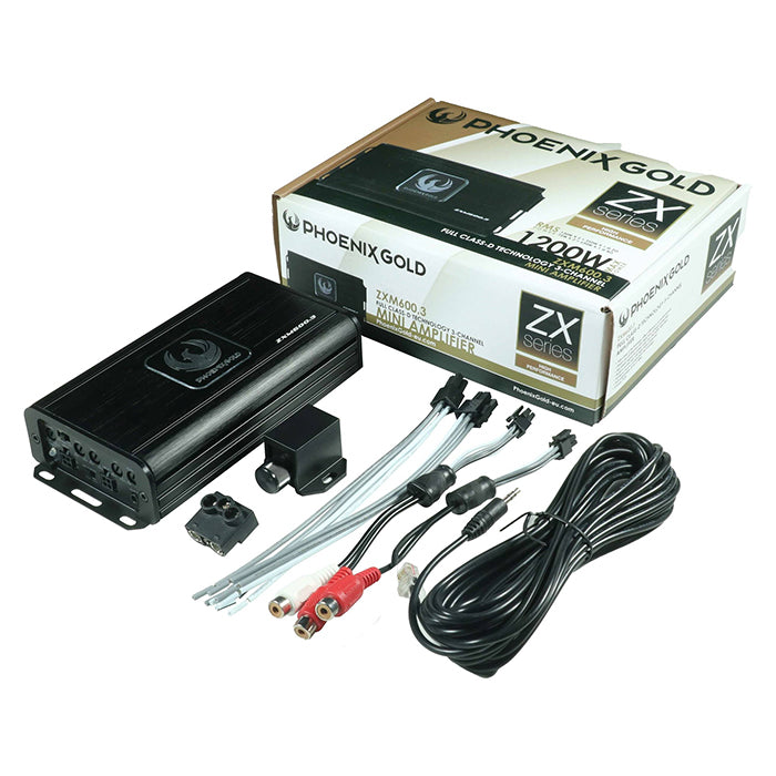 Phoenix Gold mini-amplificateur 3 canaux 2x75 W - 350 W RMS