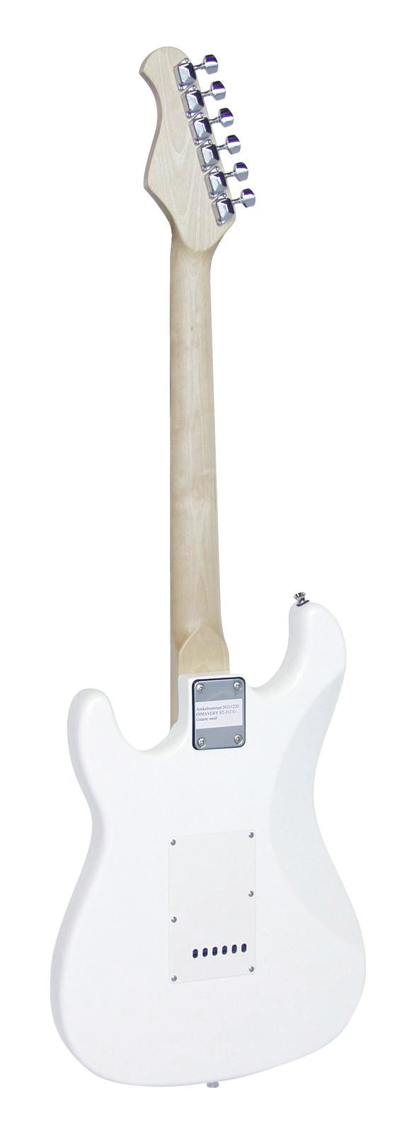 DiMavery ST-312 Electric Guitar, White