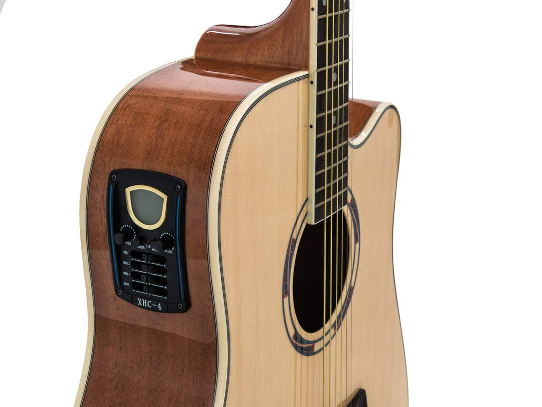 DiMavery DR-520 Guitares Western (Naturel)