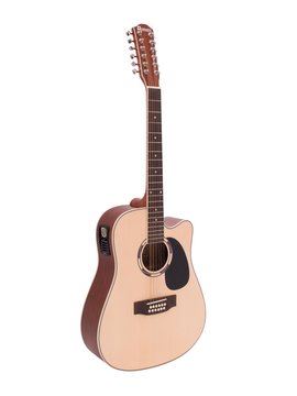 DiMavery DR-612 Guitares Western 12 cordes (Naturel)