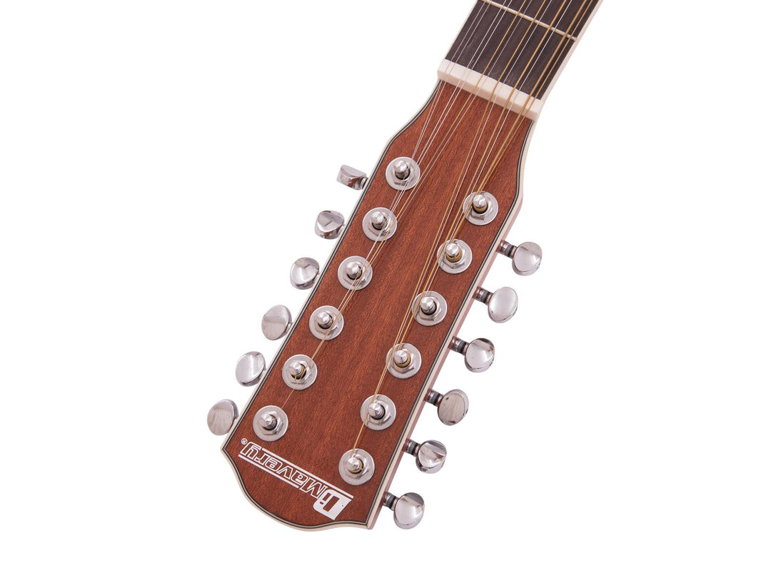 DiMavery DR-612 Guitares Western 12 cordes (Naturel)