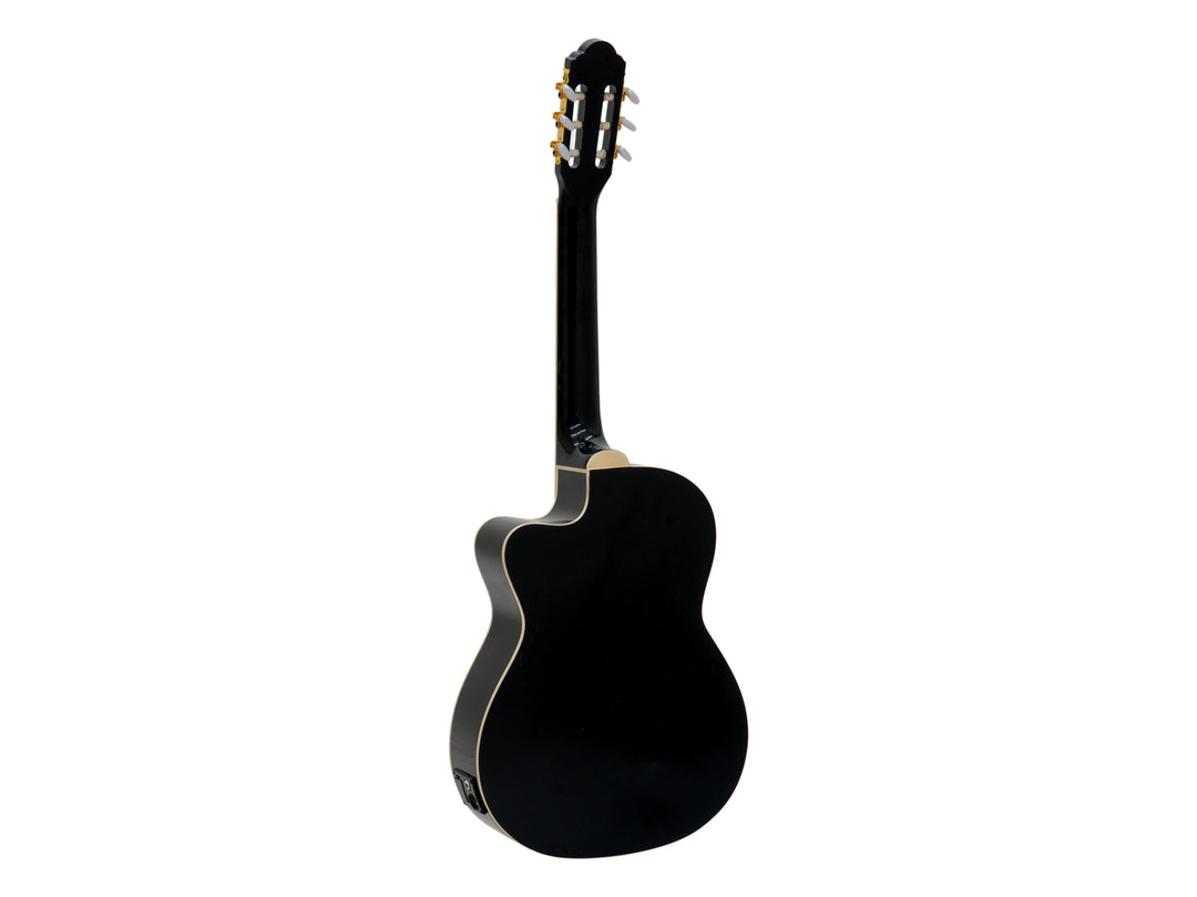 DiMavery CN-600E Guitare classique espagnole (Noir)