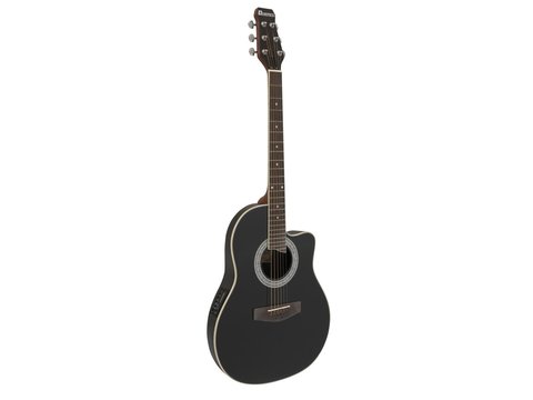 DiMavery RB-300 Guitare Roundback (Noir)