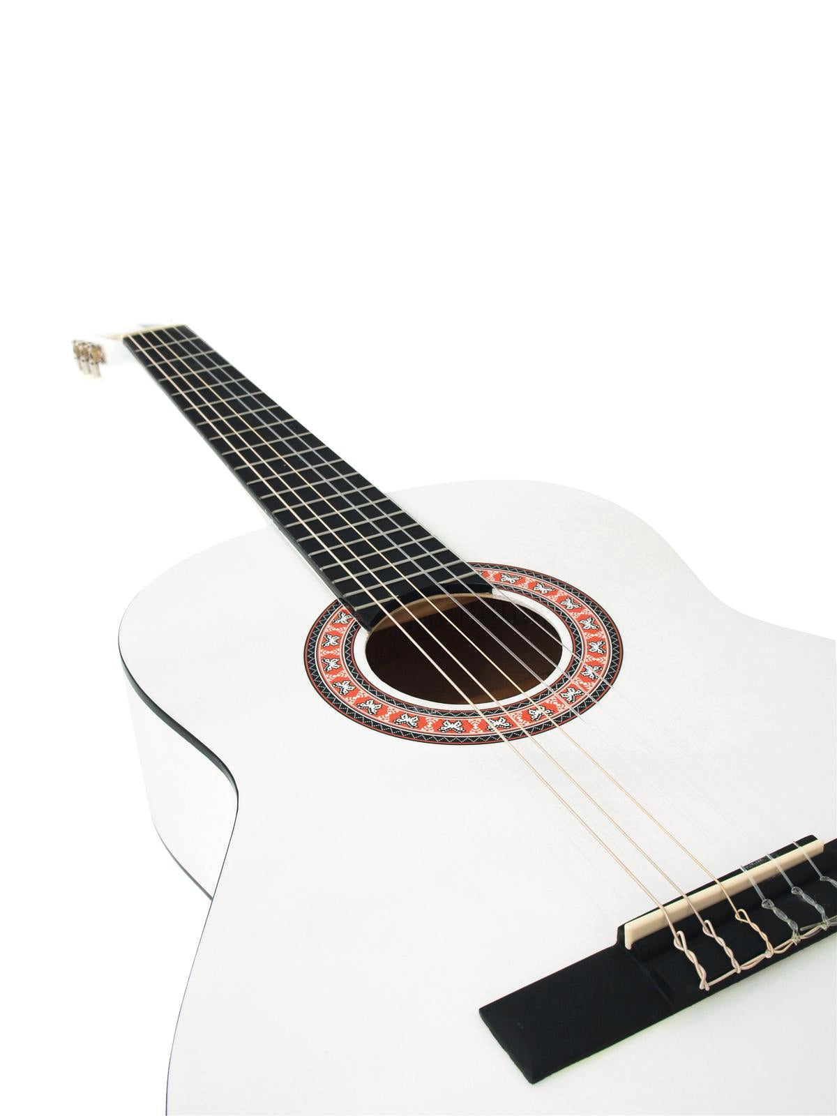 DiMavery AC-303 Classical Guitar, White