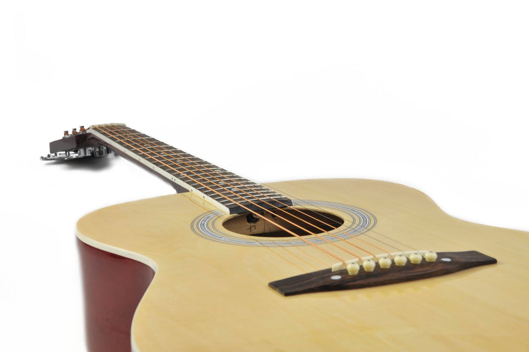 DiMavery AW-303 Guitare Western (Naturel)