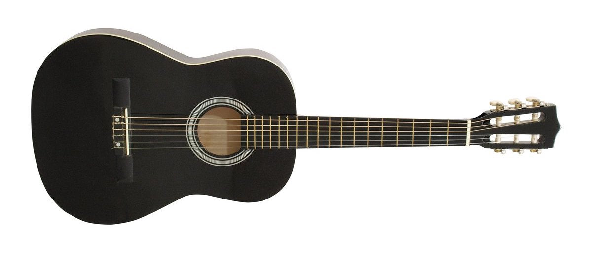 DiMavery AC-303 Classical Spanish Guitar 3/4 (Black)