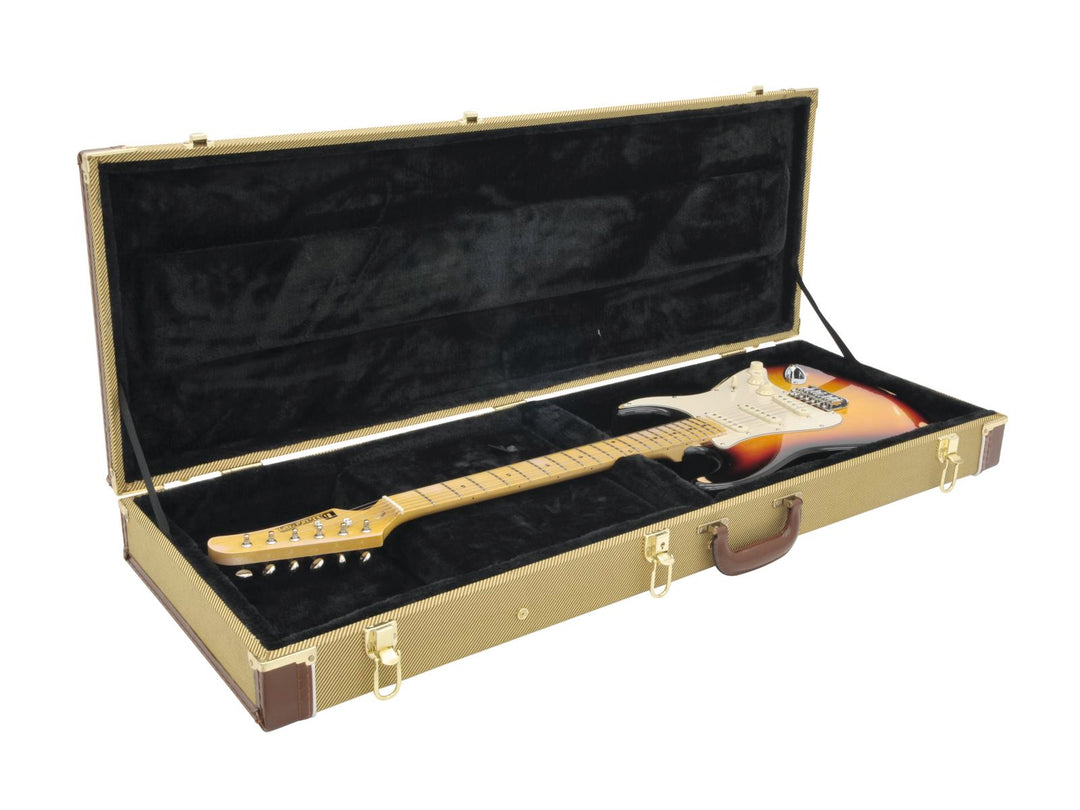 DiMavery Flightcase pour Guitare électrique, tweed