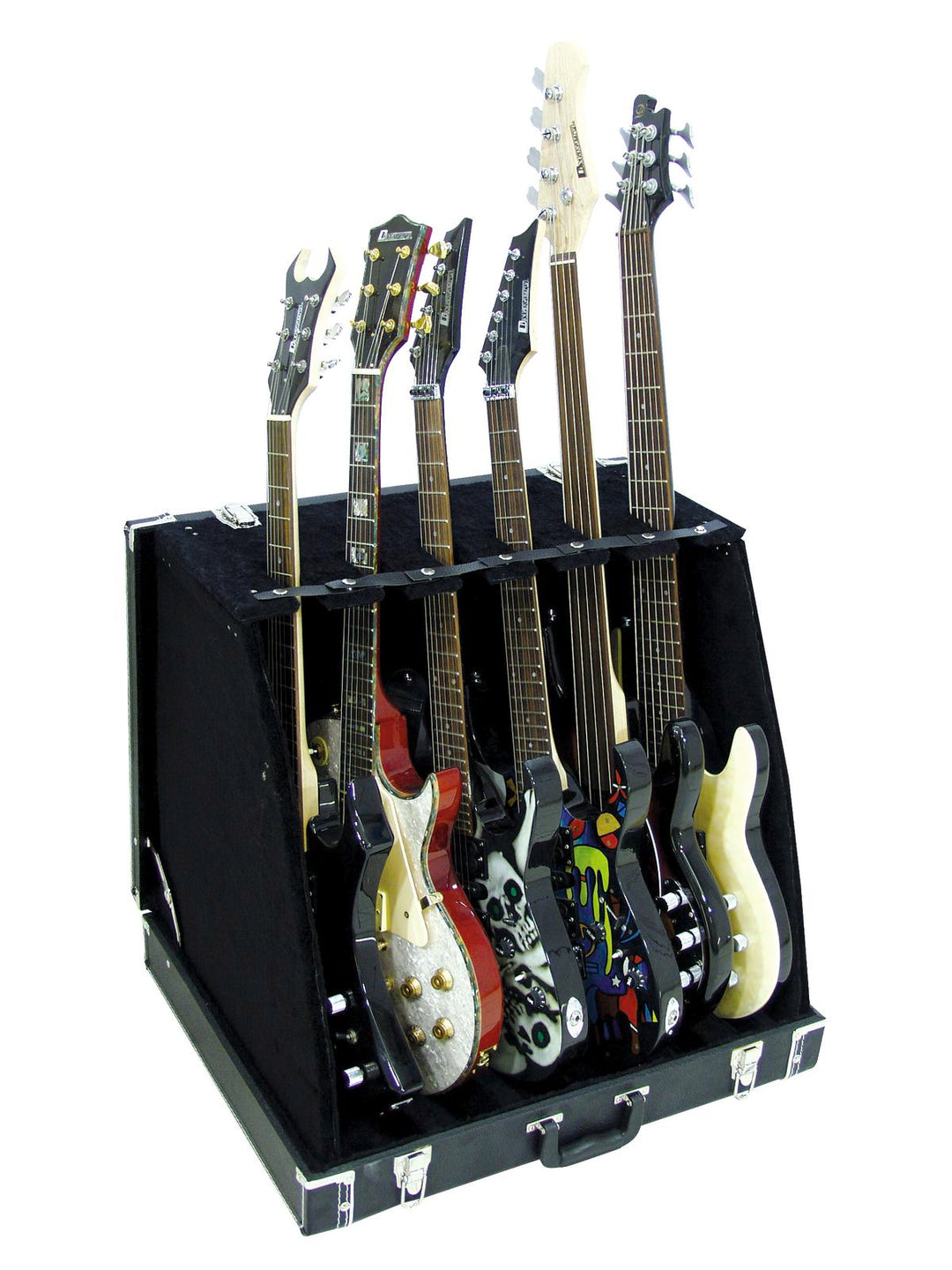 DiMavery Flightcase Stand pour 6 guitares