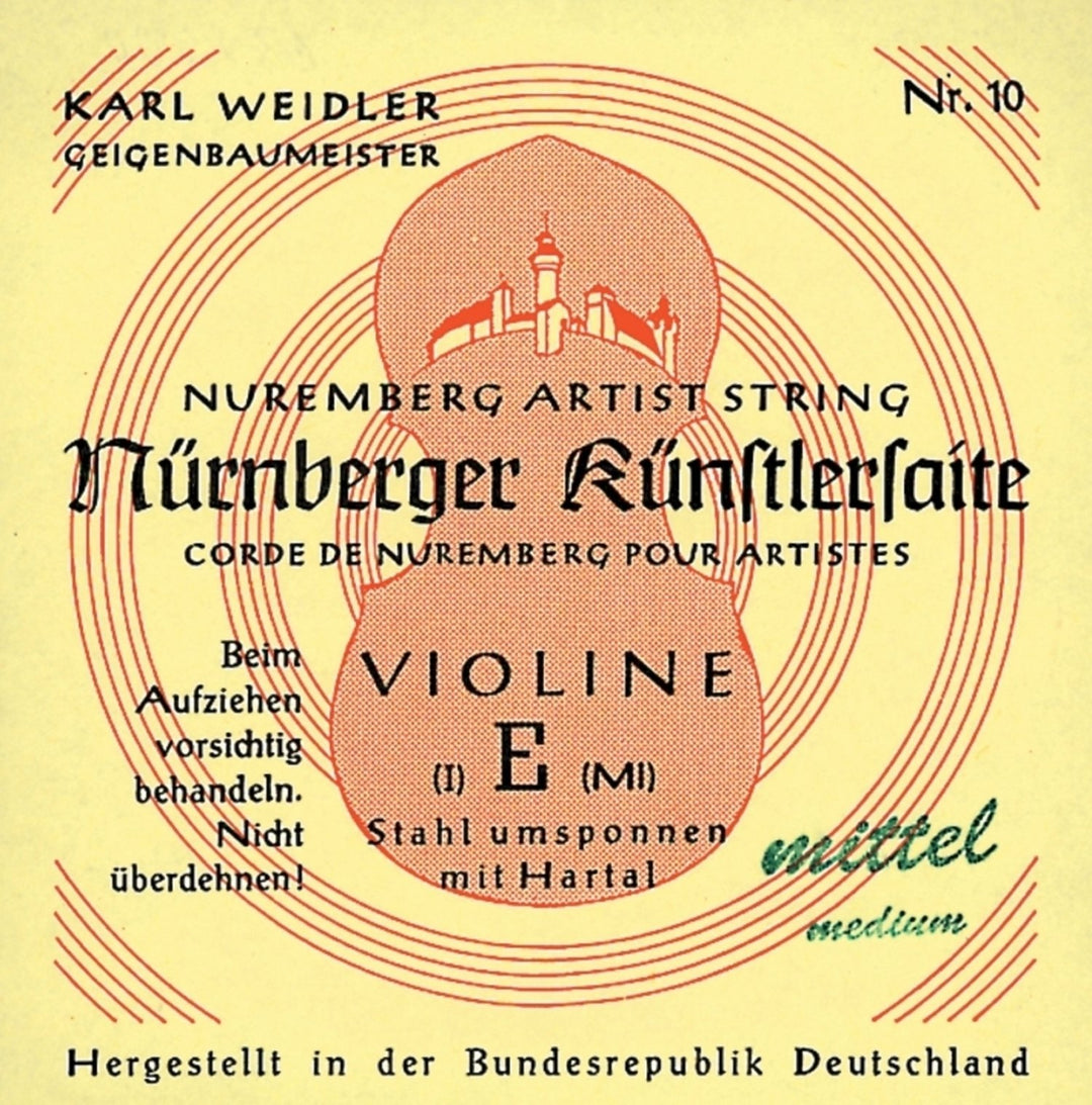 Nürnberger Cordes de Violons Kuenstler à âme en brins - 1/16 (16)