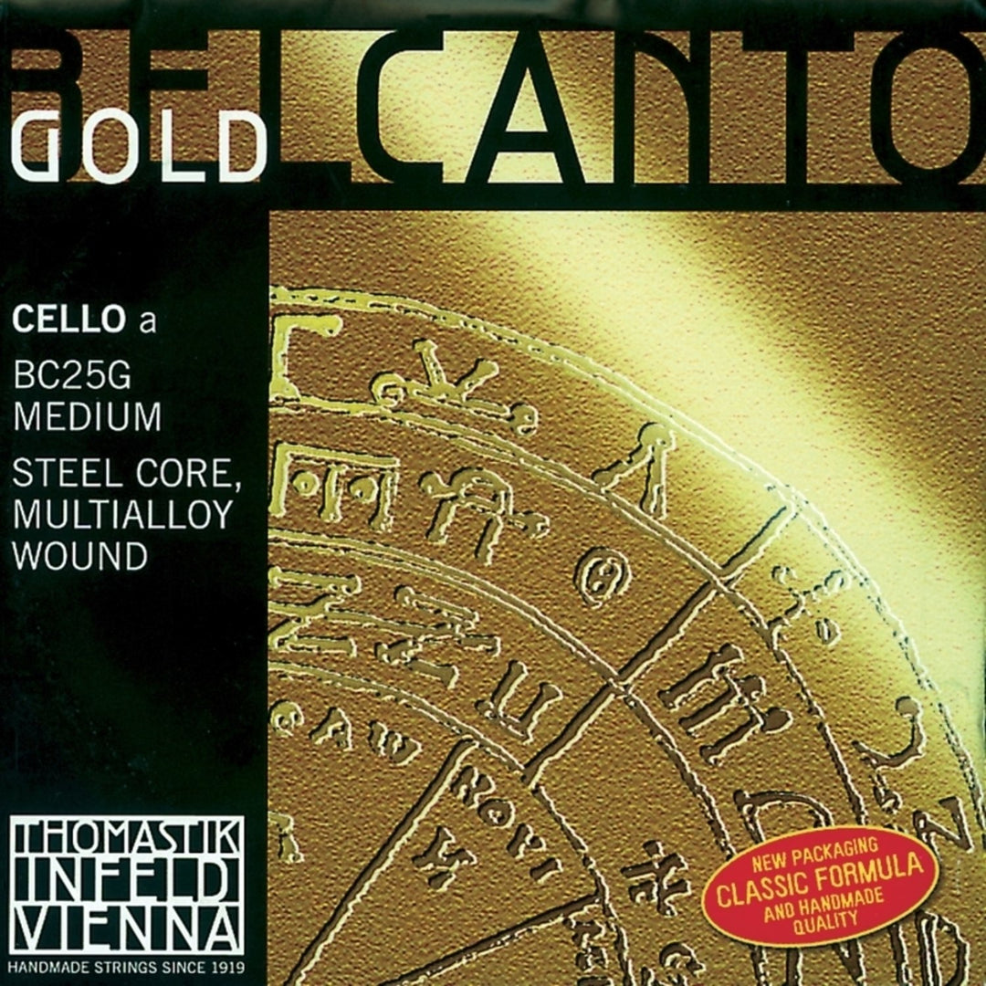 Thomastik-Infeld cordes de Violoncelle Belcanto Gold - Medium (BC27G)