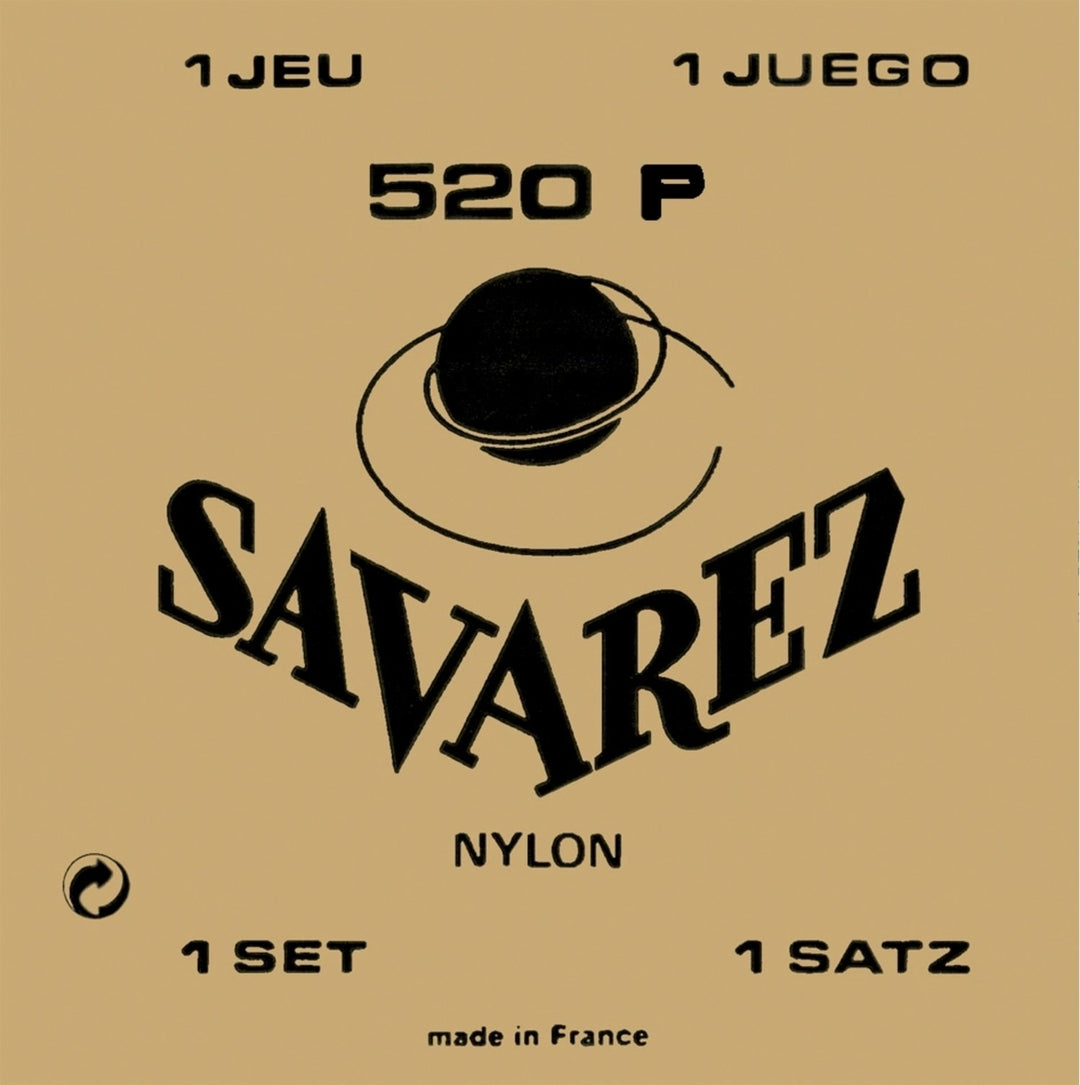 Savarez cordes pour Guitares classiques Traditional concert 520 - Set normal H/B2 + G3 w (520P)