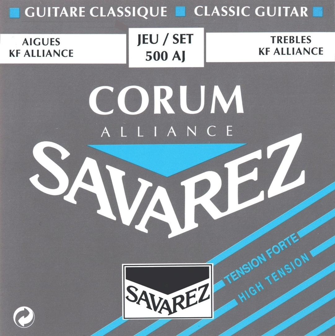 Cordes Savarez pour guitare classique Alliance Corum - jeu fort (500AJ)