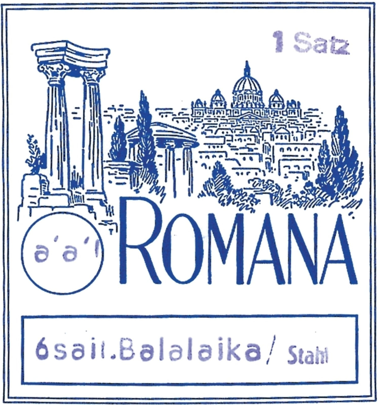 Romana Balalaika strings Prim - Set 3-string